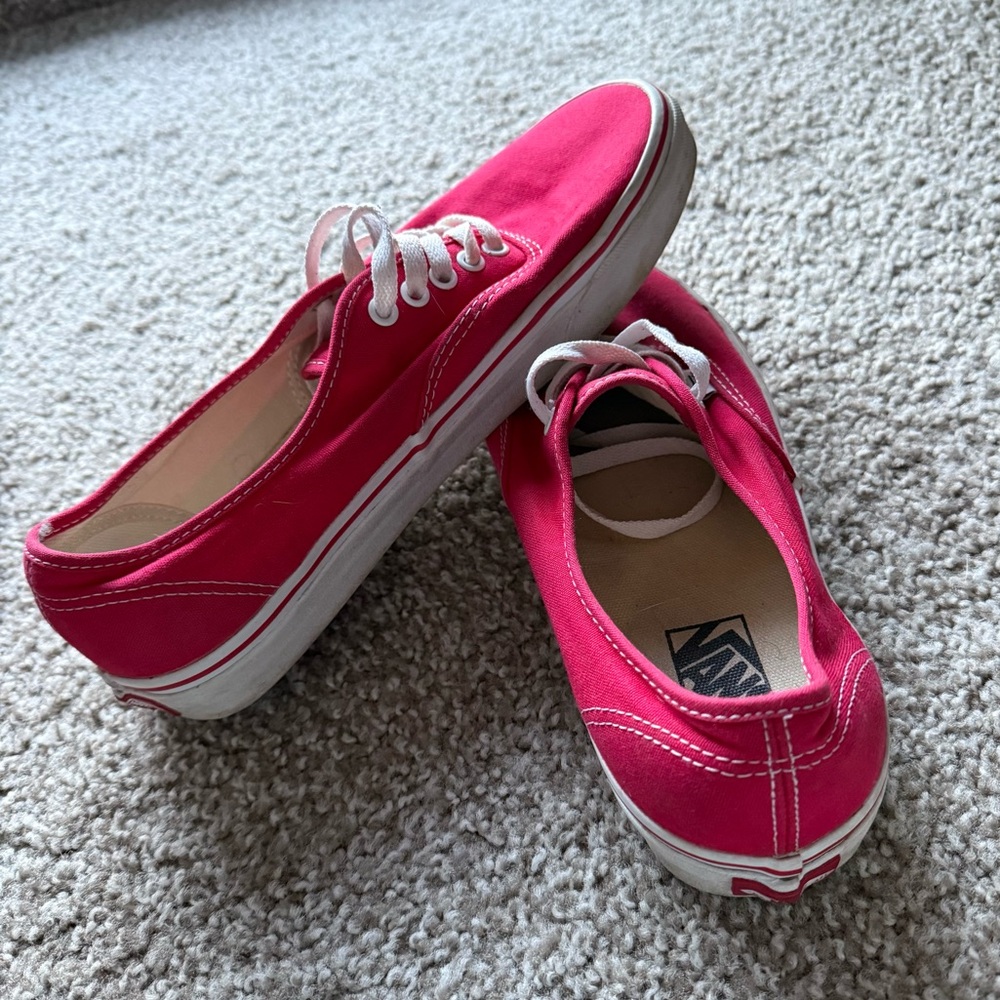 Vans Shoe Red Men’s Sneaker Skater Streetwear Low Top